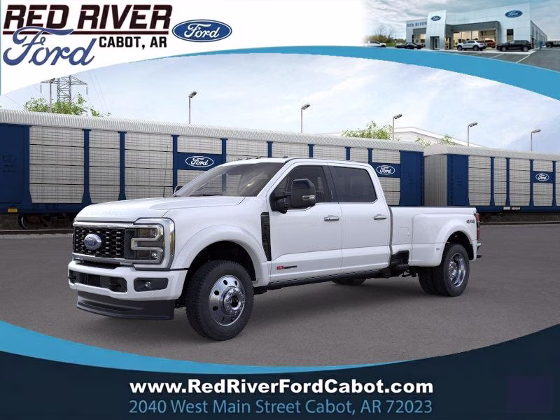 2026 Star White Metallic Tri-Coat Ford Super Duty F-450 DRW Platinum 4X4 Truck