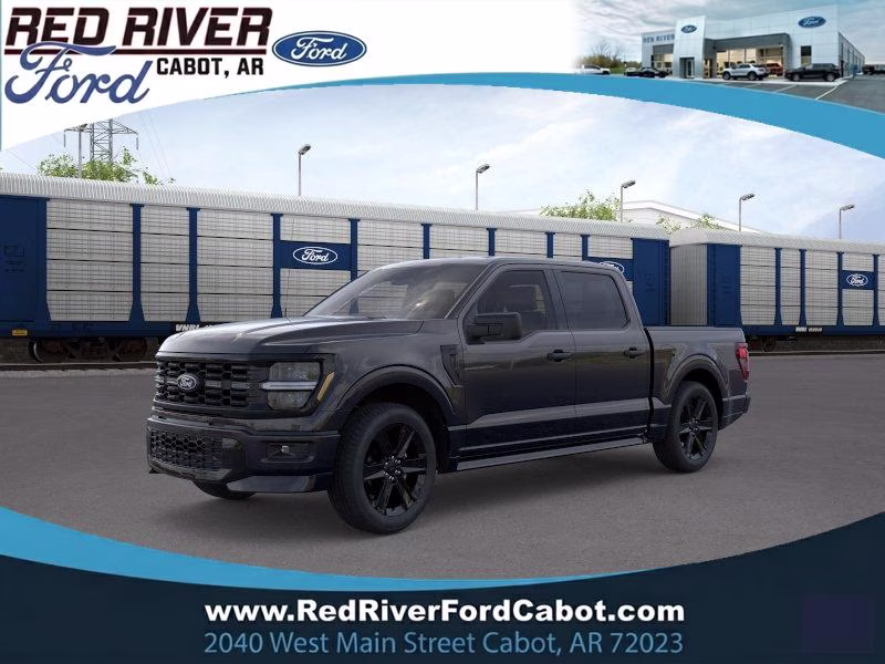2026 Agate Black Metallic Ford F-150 STX 4X4 Truck