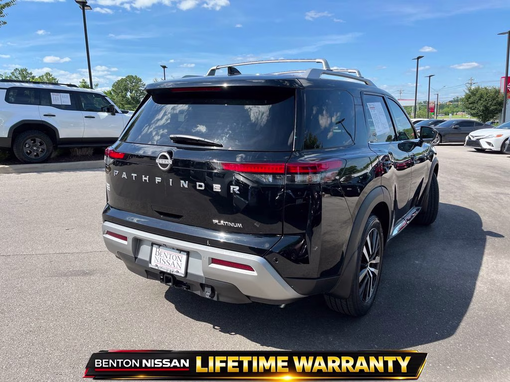2024 Super Black Nissan Pathfinder Platinum FWD SUV