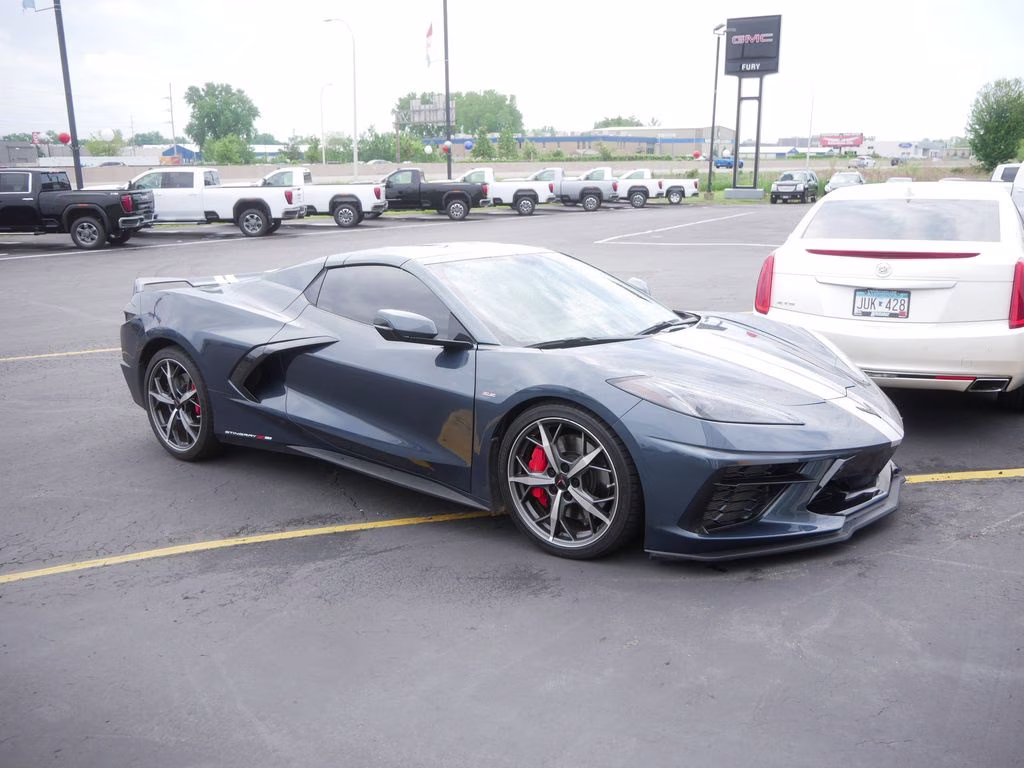 2021 Shadow Gray Metallic Chevrolet Corvette Stingray RWD Convertible