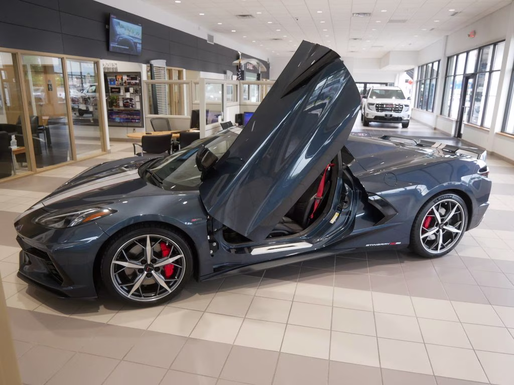 2021 Shadow Gray Metallic Chevrolet Corvette Stingray RWD Convertible