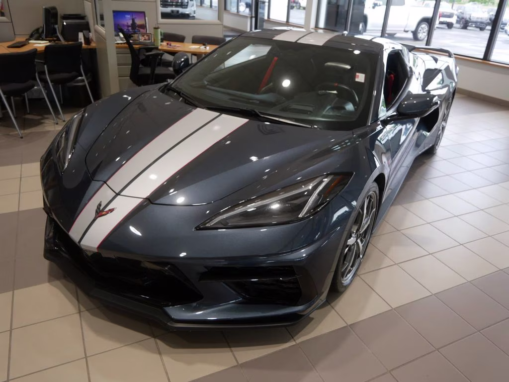 2021 Shadow Gray Metallic Chevrolet Corvette Stingray RWD Convertible