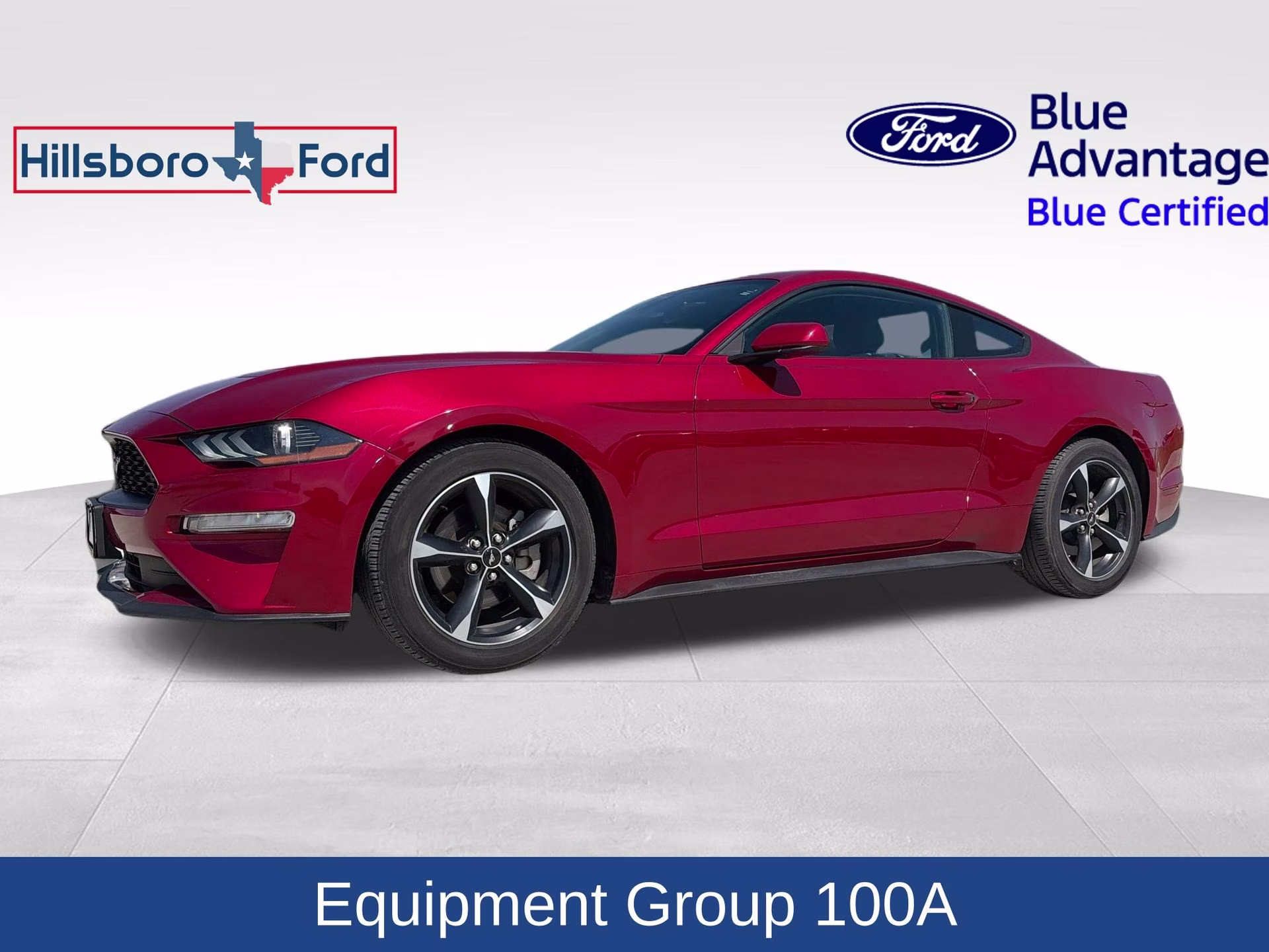 2023 Rapid Red Metallic Tinted Clearcoat Ford Mustang EcoBoost RWD Coupe
