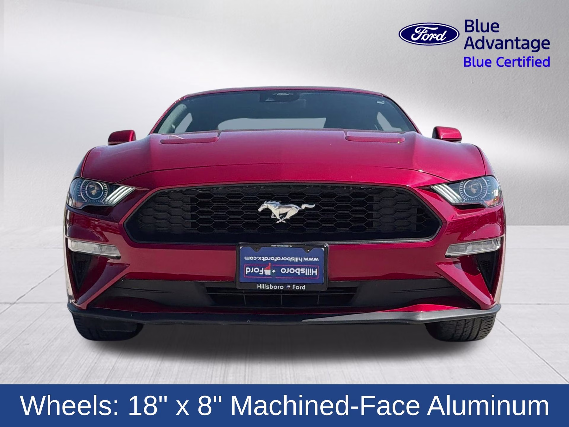2023 Rapid Red Metallic Tinted Clearcoat Ford Mustang EcoBoost RWD Coupe