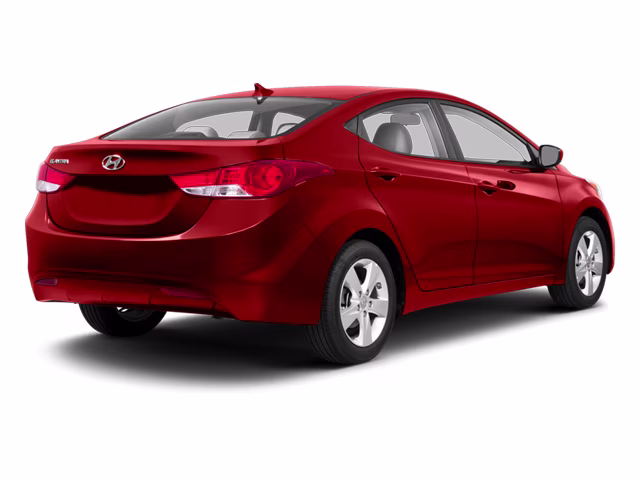 2013 Red Allure Hyundai Elantra Limited FWD
