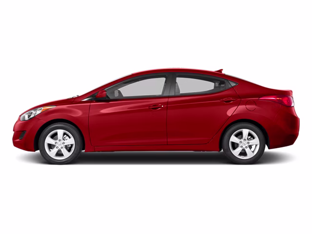 2013 Red Allure Hyundai Elantra Limited FWD