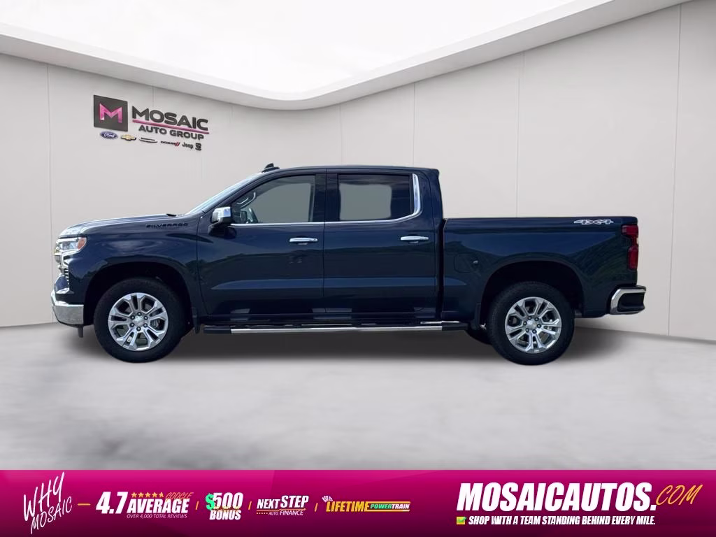 2023 Northsky Blue Metallic Chevrolet Silverado 1500 LTZ 4X4 Truck