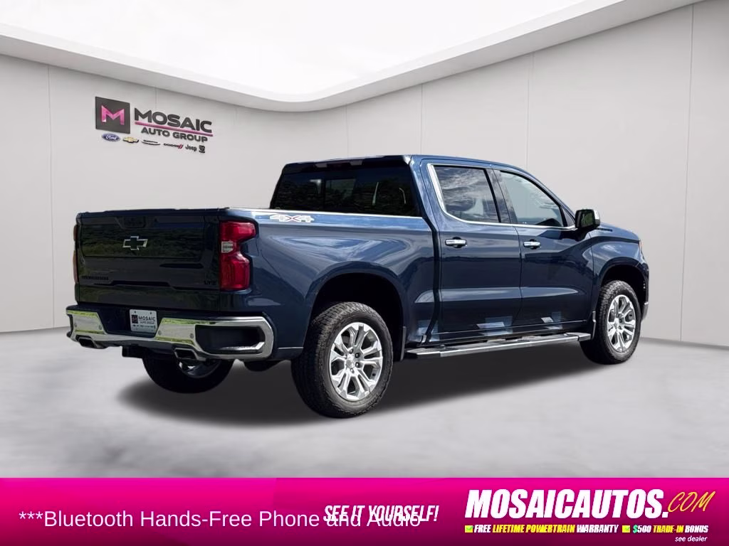 2023 Northsky Blue Metallic Chevrolet Silverado 1500 LTZ 4X4 Truck