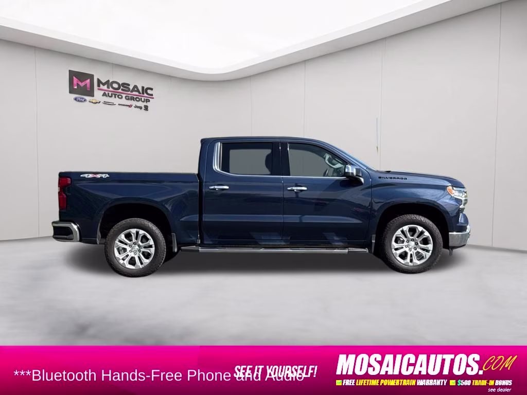 2023 Northsky Blue Metallic Chevrolet Silverado 1500 LTZ 4X4 Truck
