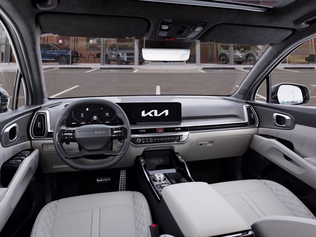 2026 Snow White Pearl Kia Sorento Hybrid X-Line SX Prestige AWD SUV