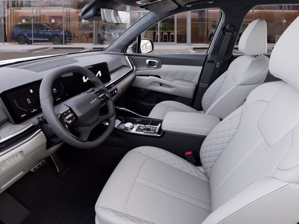 2026 Snow White Pearl Kia Sorento Hybrid X-Line SX Prestige AWD SUV