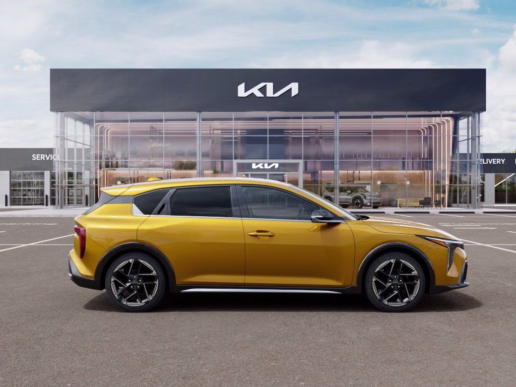 2026 Sparkling Yellow Kia K4 GT-Line FWD Hatchback