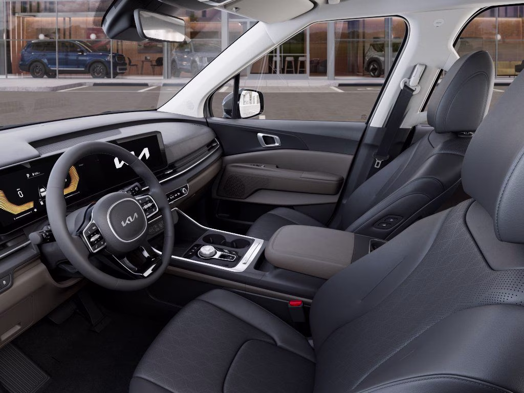 2026 Ceramic Silver Kia Carnival Hybrid EX FWD Van