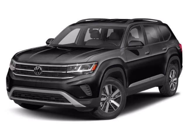 2022 Deep Black Volkswagen Atlas 2.0T SE w/Technology AWD SUV