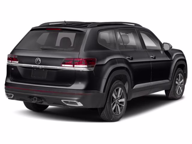 2022 Deep Black Volkswagen Atlas 2.0T SE w/Technology AWD SUV