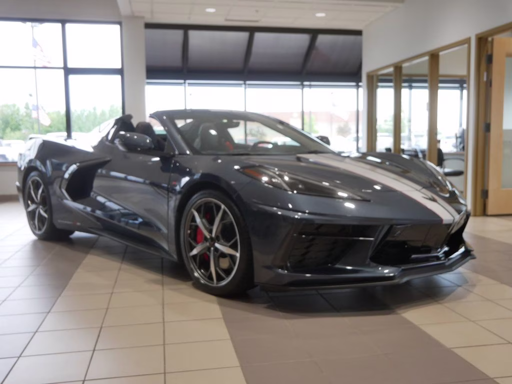 2021 Shadow Gray Metallic Chevrolet Corvette Stingray RWD Convertible