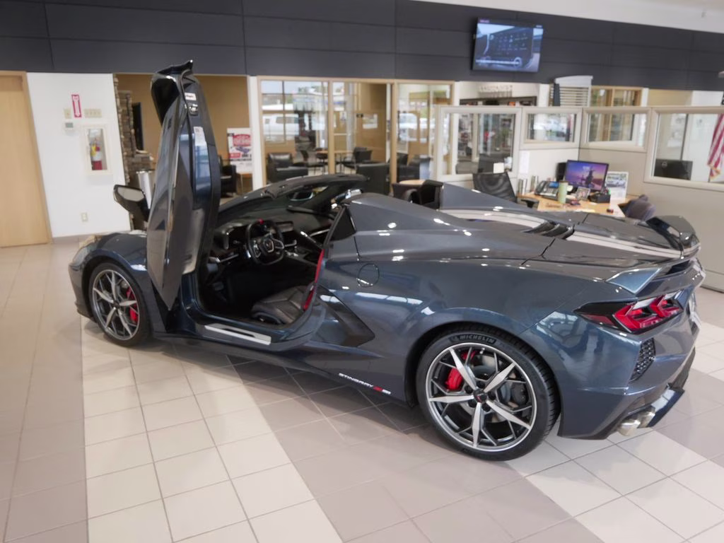 2021 Shadow Gray Metallic Chevrolet Corvette Stingray RWD Convertible