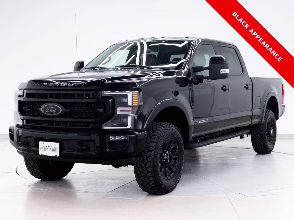 2021 Agate Black Metallic Ford Super Duty F-350 SRW Lariat 4X4 Truck