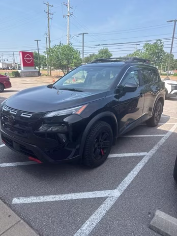 2025 Super Black Nissan Rogue Rock Creek AWD SUV