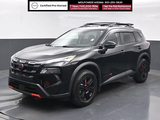 2025 Super Black Nissan Rogue Rock Creek AWD SUV