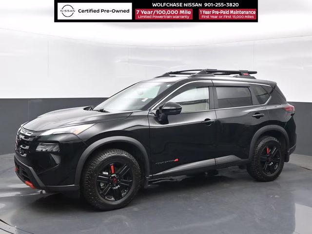 2025 Super Black Nissan Rogue Rock Creek AWD SUV