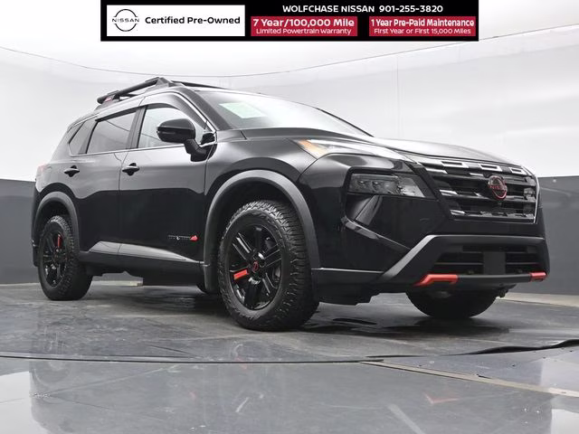 2025 Super Black Nissan Rogue Rock Creek AWD SUV