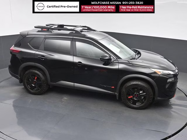 2025 Super Black Nissan Rogue Rock Creek AWD SUV