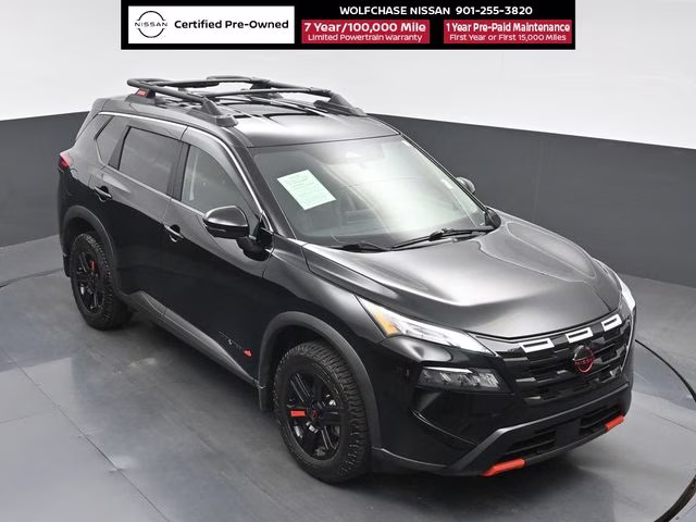 2025 Super Black Nissan Rogue Rock Creek AWD SUV
