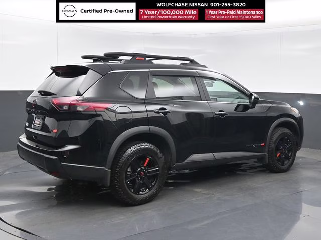 2025 Super Black Nissan Rogue Rock Creek AWD SUV