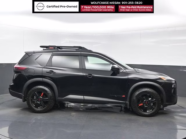 2025 Super Black Nissan Rogue Rock Creek AWD SUV
