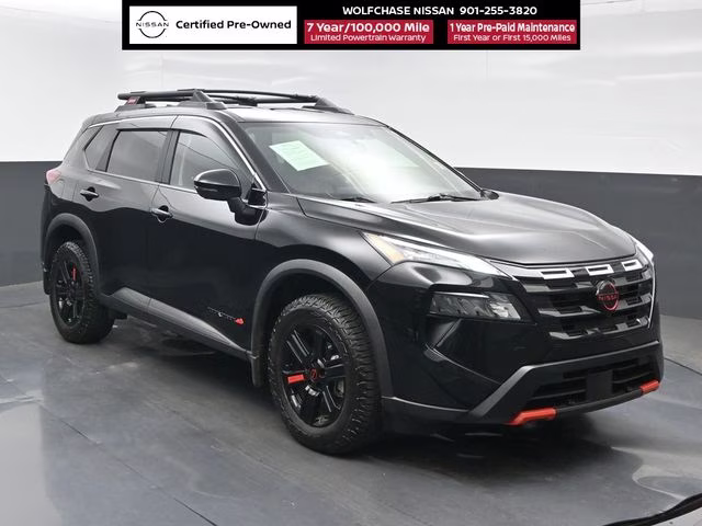 2025 Super Black Nissan Rogue Rock Creek AWD SUV