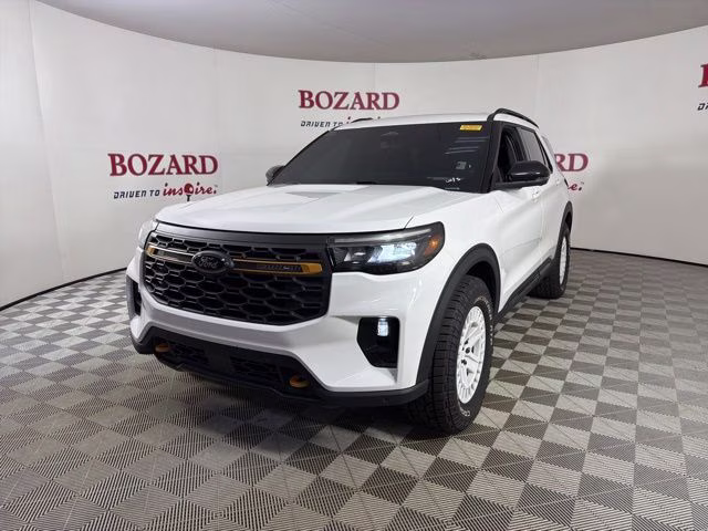 2026 White Metallic Ford Explorer Tremor 4X4 SUV
