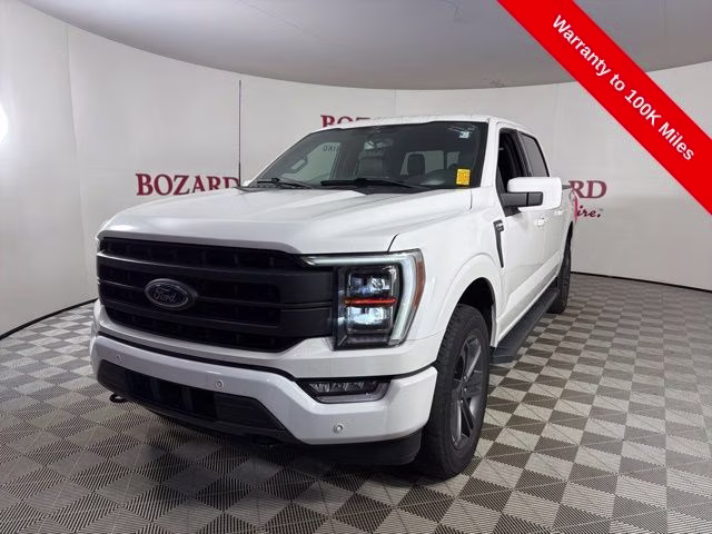 2023 Star White Metallic Tri-Coat Ford F-150 Lariat 4X4 Truck