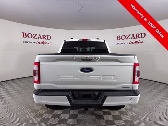 2023 Star White Metallic Tri-Coat Ford F-150 Lariat 4X4 Truck