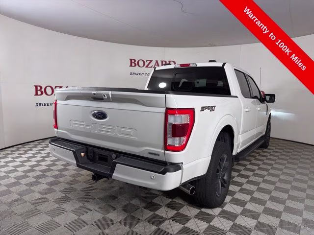 2023 Star White Metallic Tri-Coat Ford F-150 Lariat 4X4 Truck