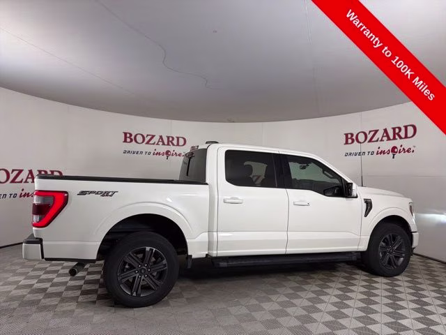 2023 Star White Metallic Tri-Coat Ford F-150 Lariat 4X4 Truck
