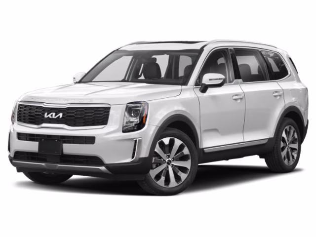 2022 Glacial White Pearl Kia Telluride S FWD SUV