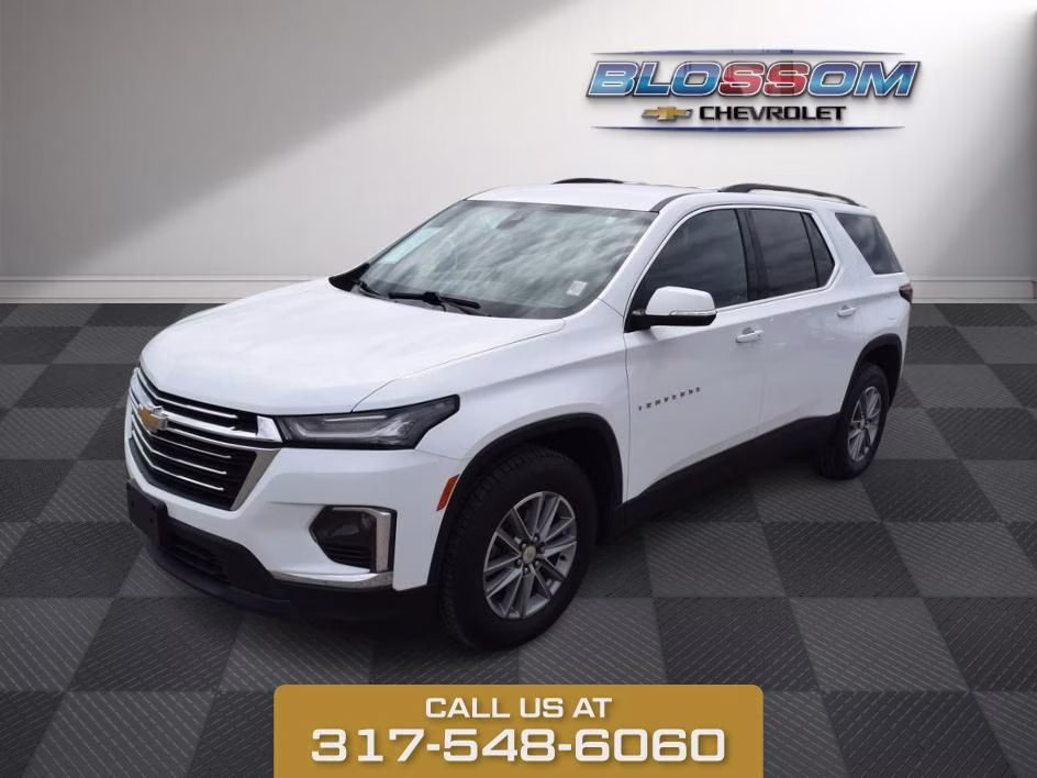 2023 Summit White Chevrolet Traverse LT FWD SUV