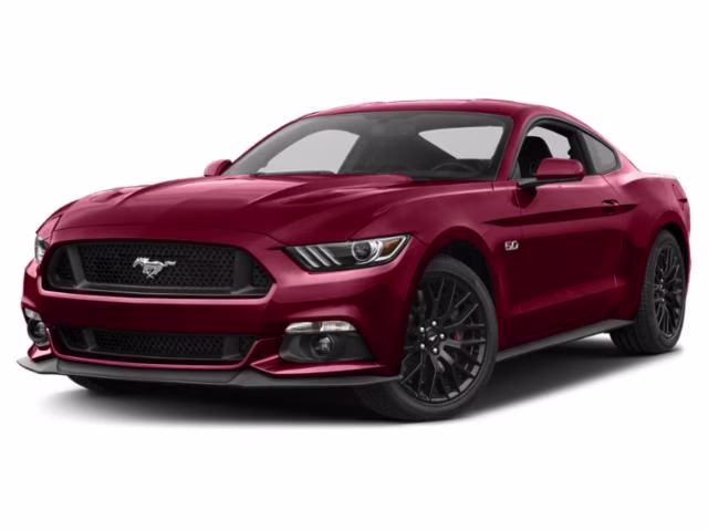 2015 Ruby Red Metallic Ford Mustang GT RWD Coupe