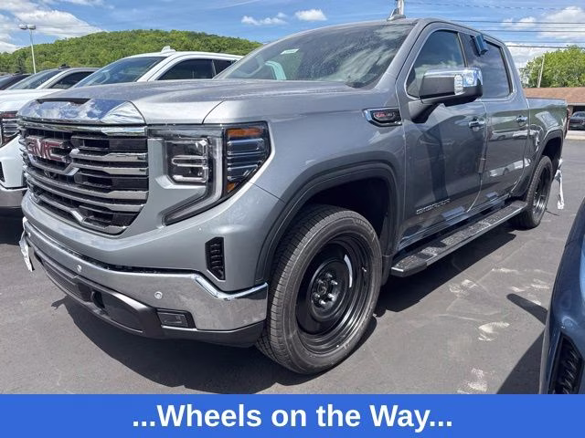 Sterling Metallic 2026 GMC Sierra 1500 SLT Crew Cab 4WD Pickup Truck Four-Wheel Drive Automatic