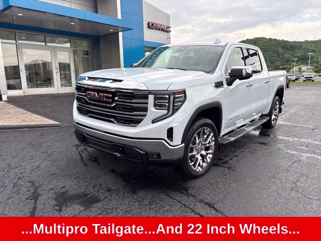 2026 Glacier White GMC Sierra 1500 SLT 4X4 Truck