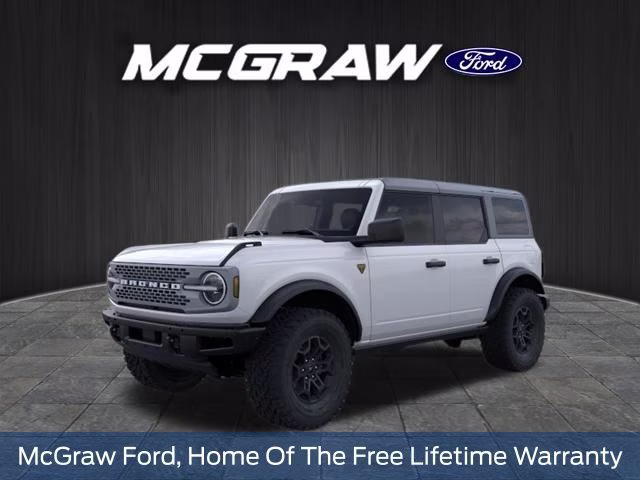 2026 Oxford White Ford Bronco Badlands 4X4 SUV