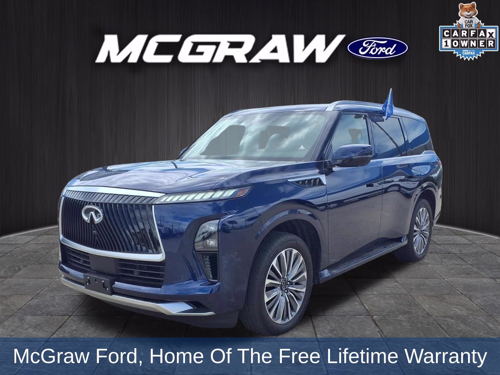 2025 Grand Blue INFINITI QX80 SENSORY 4X4 SUV
