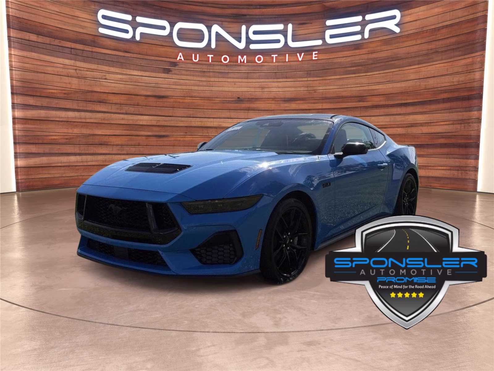 2026 Grabber Blue Ford Mustang GT Premium RWD Fastback