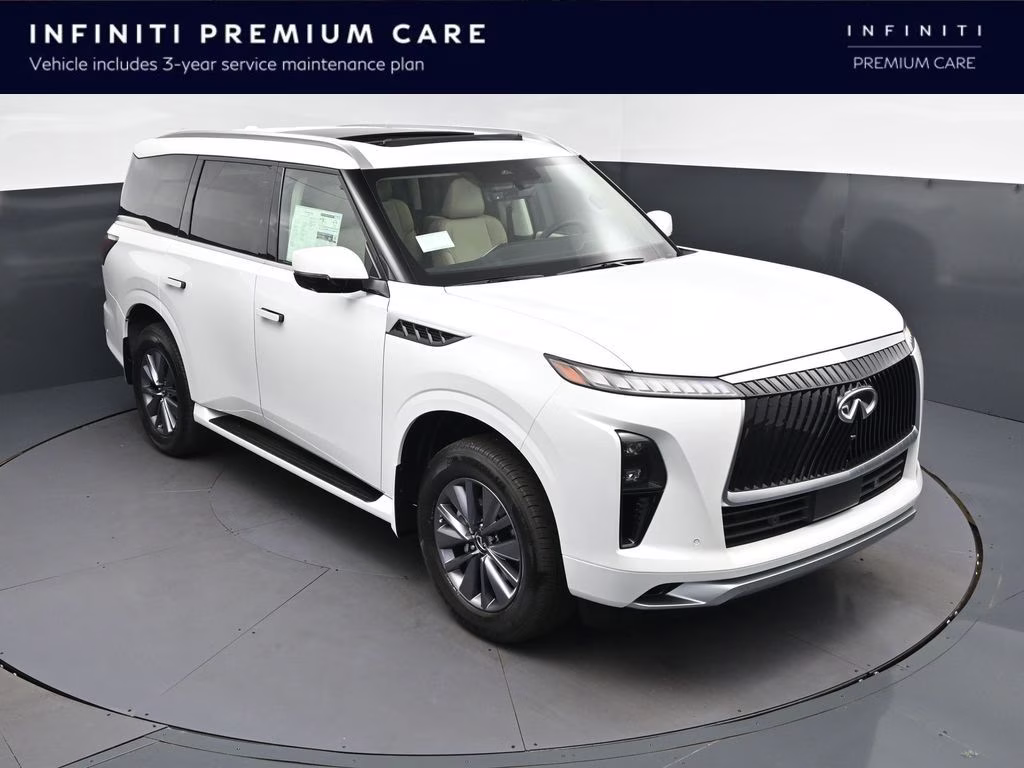2026 White INFINITI QX80 PURE RWD SUV