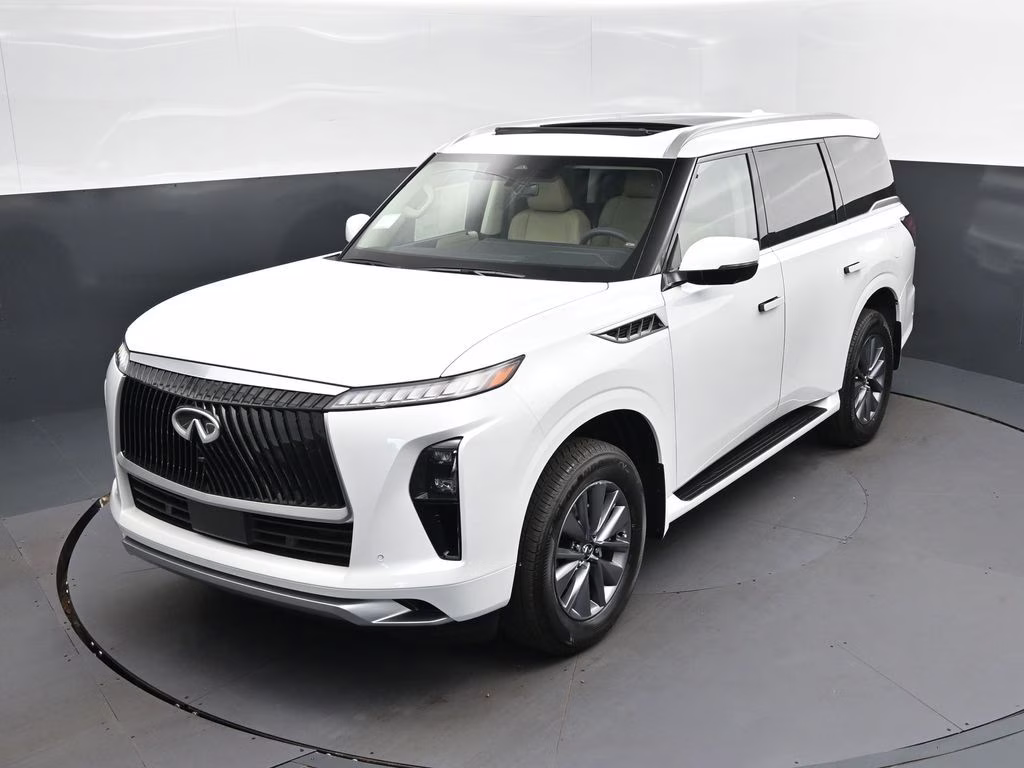 2026 White INFINITI QX80 PURE RWD SUV