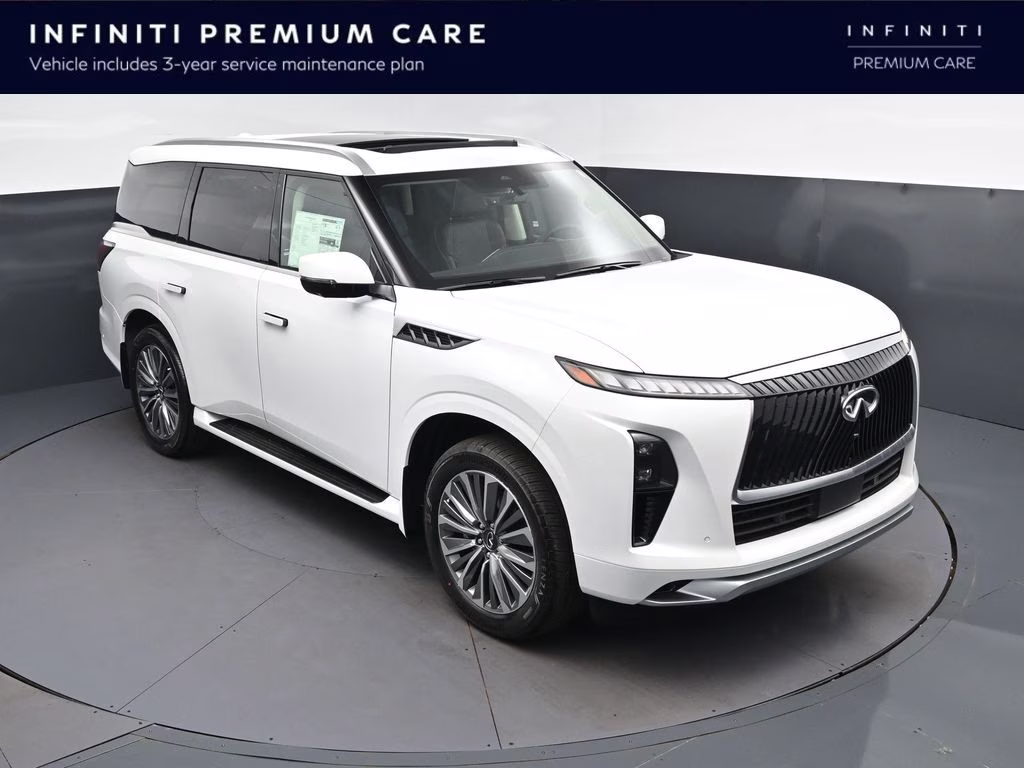 2026 Radiant White INFINITI QX80 LUXE RWD SUV