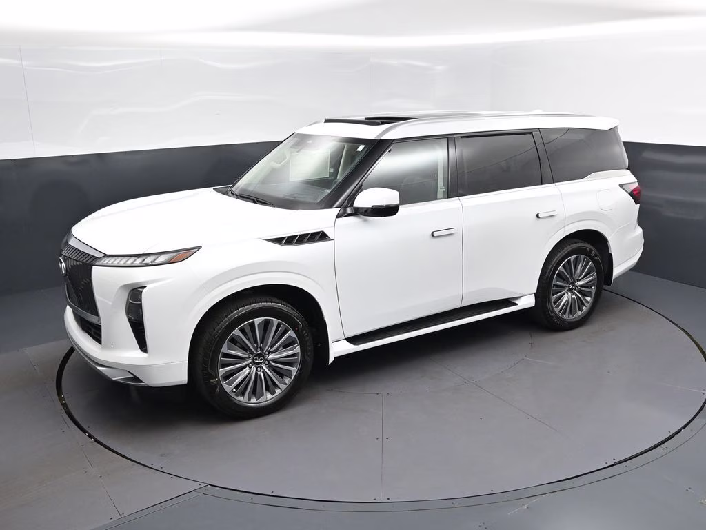 2026 White INFINITI QX80 LUXE RWD SUV