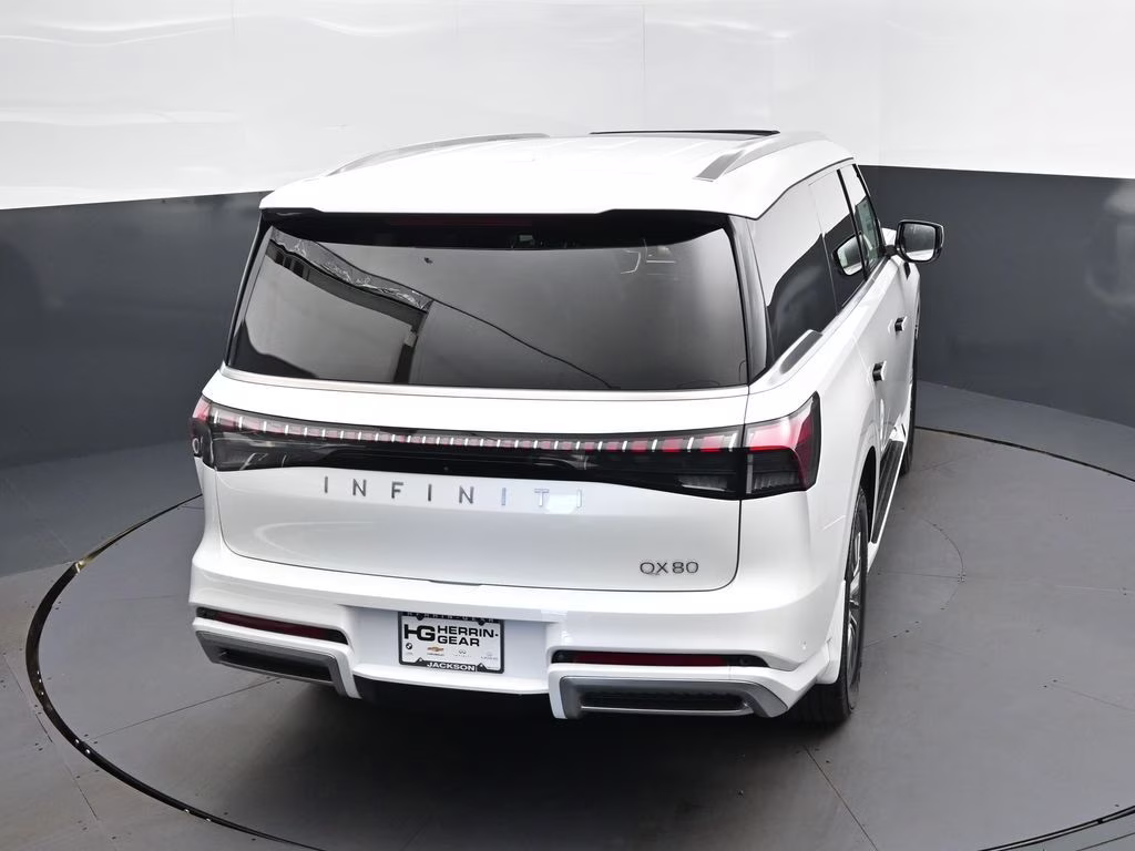 2026 White INFINITI QX80 LUXE RWD SUV
