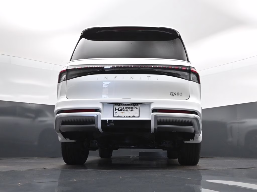 2026 White INFINITI QX80 LUXE RWD SUV